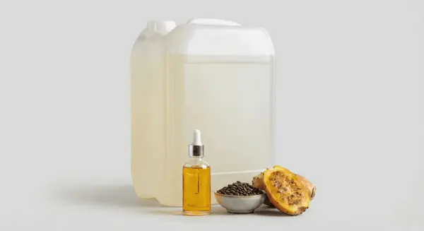 Prickly Pear Seed Oil Bulk Morocco Pure prickly pear seed oil bulk supply from Morocco for luxury anti-aging skincare brands.